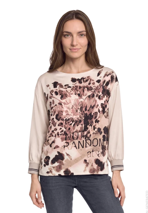 BETTY BARCLAY dámská blůza béžová Floral