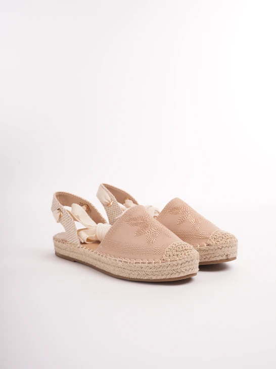 PASS dámské espadrilky s tkaničkou béžové