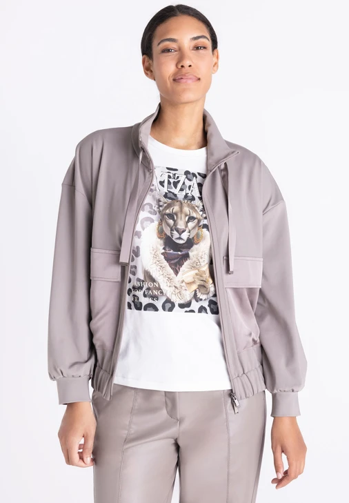 TUZZI QUIET WILD dámská bunda Taupe