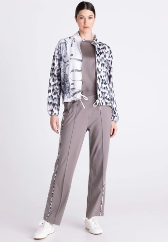 TUZZI QUIET WILD dámská mikina na zip Leopard (2)