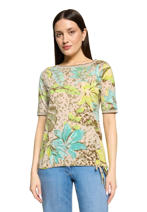 BETTY BARCLAY dámské krátké tričko floral