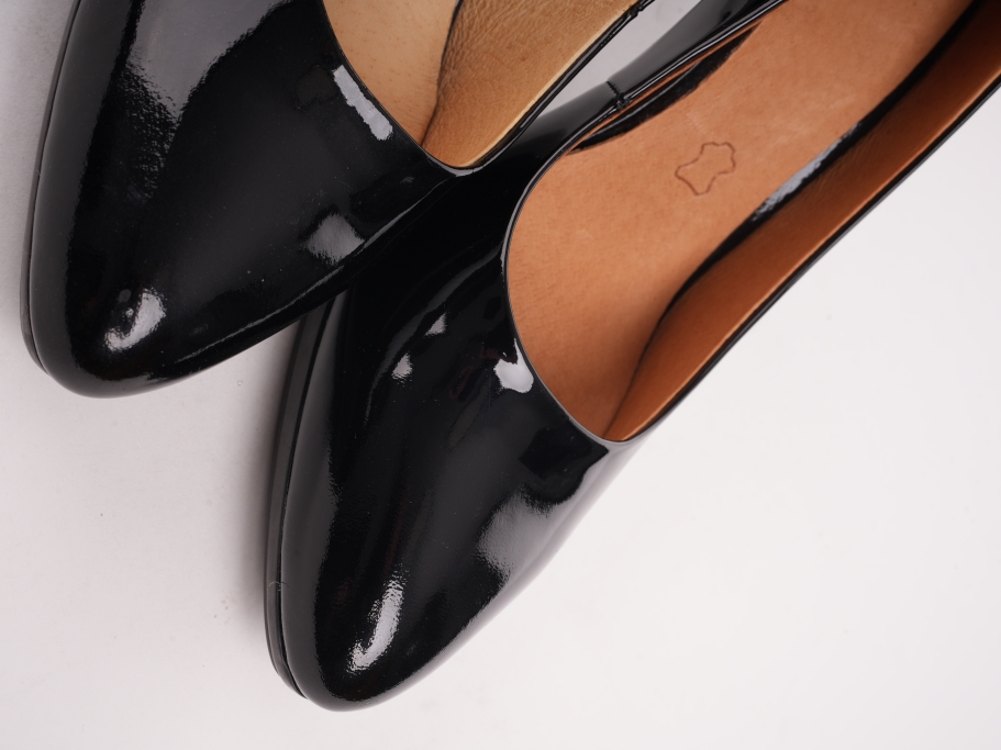 Caprice lodičky black patent