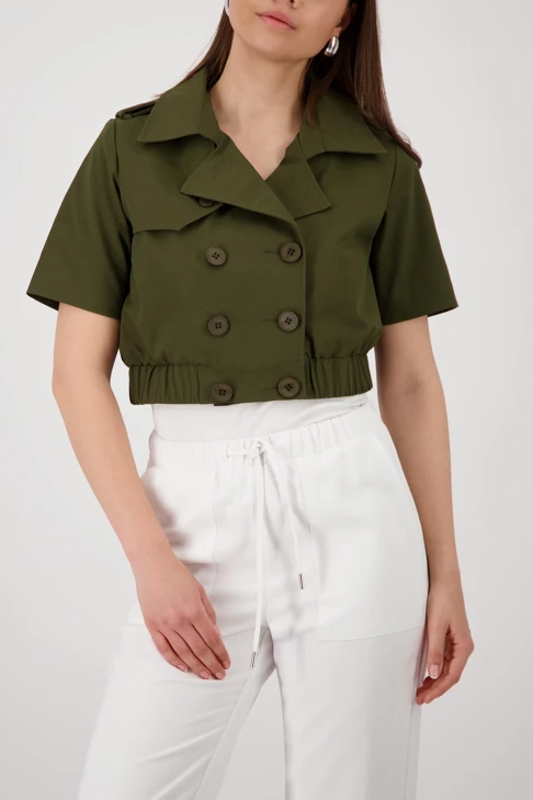 MONARI TROPICAL dámská bunda khaki krátký rukáv