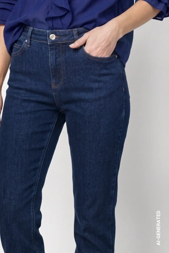 MONARI STUDIO BLUE dámský džíny modré denim (4)