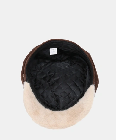PEPE moll GORRO dámský baret s kšiltem hnědý (1)
