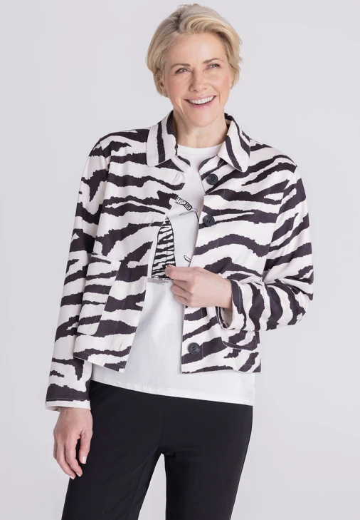 FRANK WALDER dámské sako Zebra
