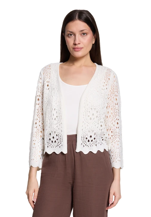 BETTY BARCLAY dámský pletený svetr béžový lurex