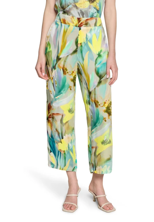 BETTY BARCLAY dámské kalhoty floral lehké