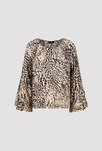 MONARI CAPE TOWN dámská blůza béžová s leopardím vzorem (5)