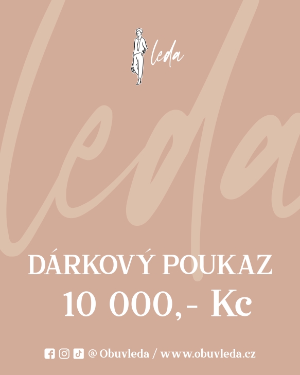 Dárkový poukaz LEDA 10000 Kč