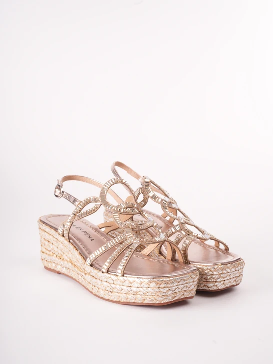 ALMA EN PENA dámské espadrilky bronzové