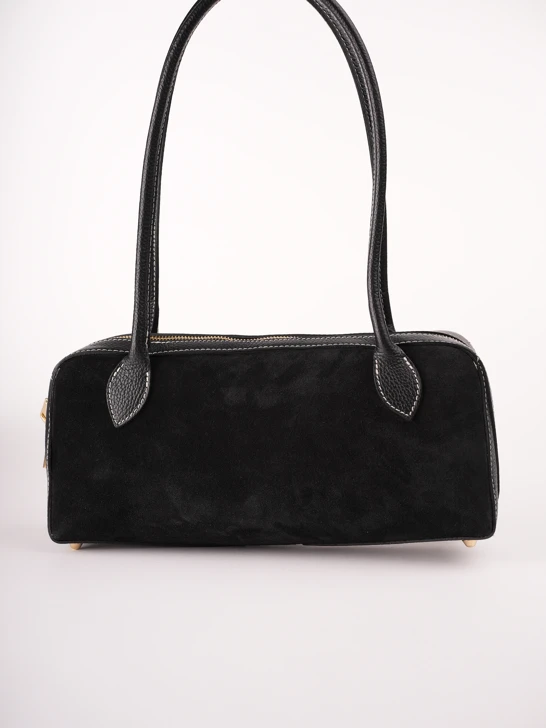GROSSO BAG dámská kabela kůže černá