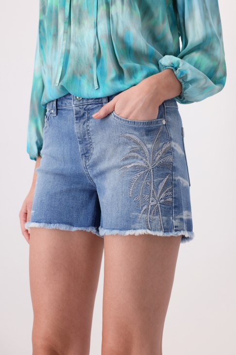 Monari Tropical Island šortky jeans