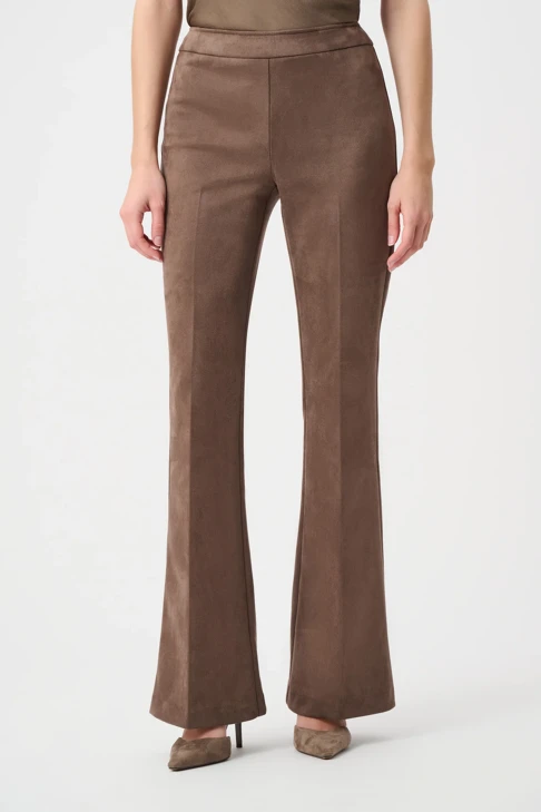 JOSEPH RIBKOFF dámské semišové kalhoty Mocha Mousse